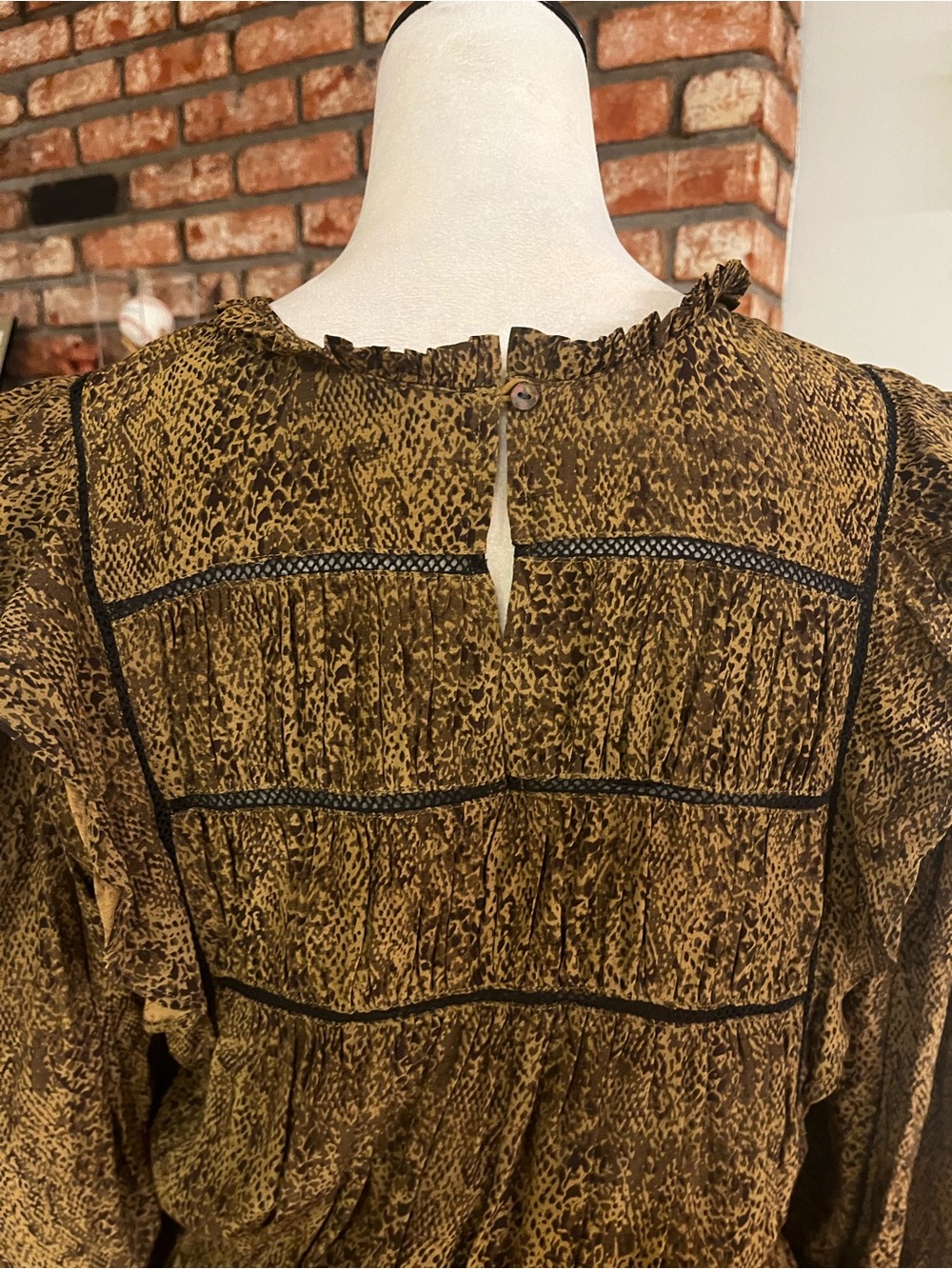 Rails $250 Faren Dress in Sepia Python - Picture 5 of 6